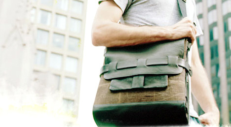 noon solar's solar powered messenger bag