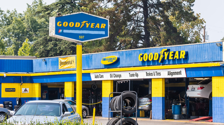 A Goodyear Auto Service center