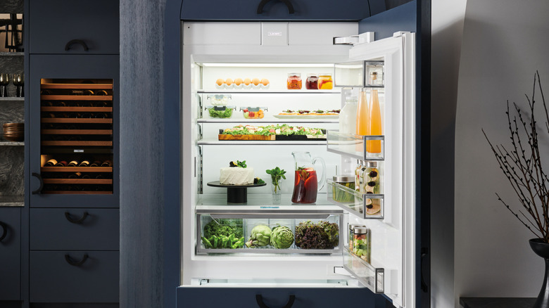 Sub-Zero DET3650CIIDR with refrigerator door open