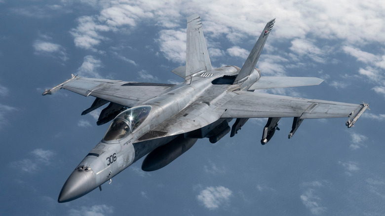 F/A-18 Super Hornet in flight