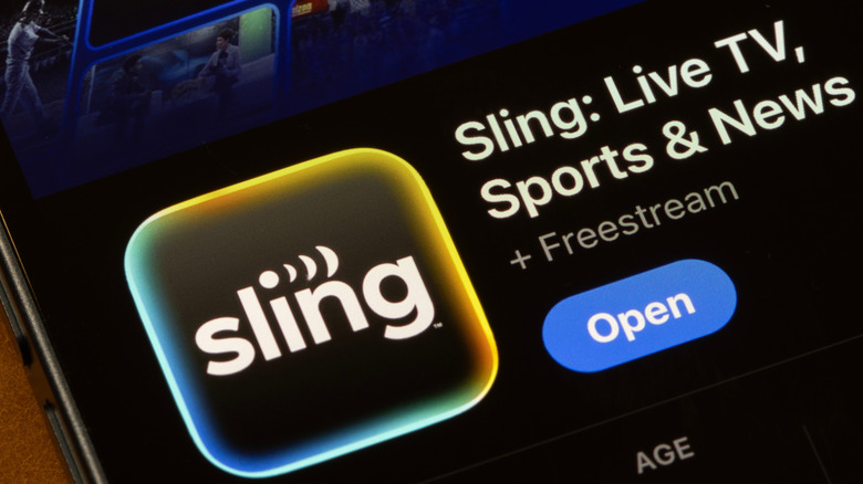 Sling TV app listing in Apple's App Store
