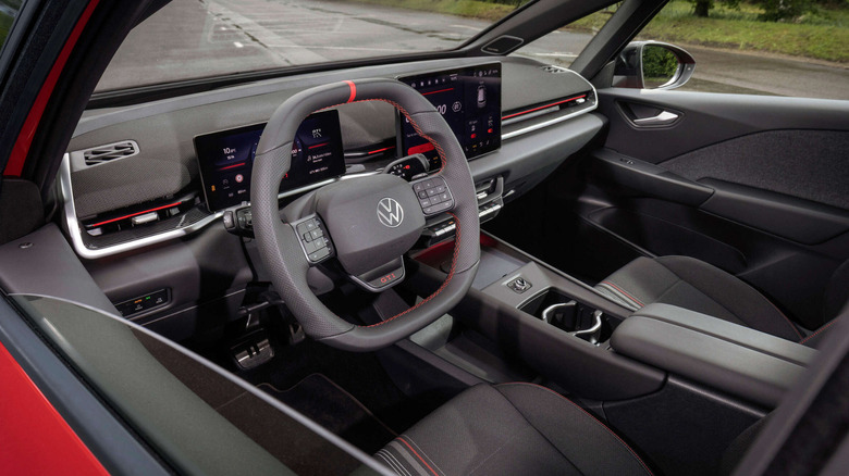 Interior of electric ID.3 GTI
