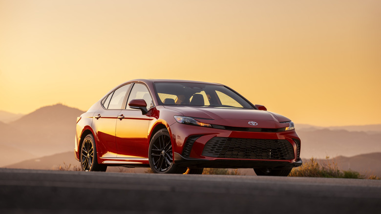 2026 Toyota Camry in red