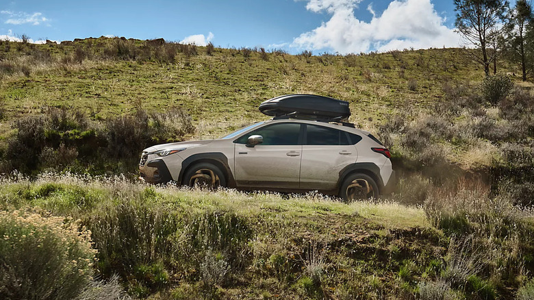 Subaru Crosstrek on off-road trail