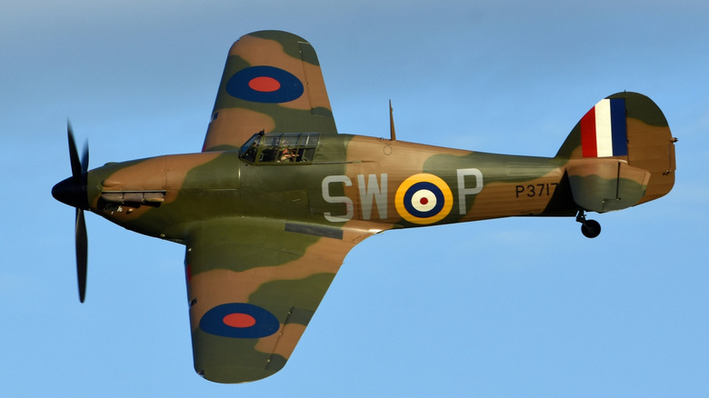 Hawker Hurricane in flight