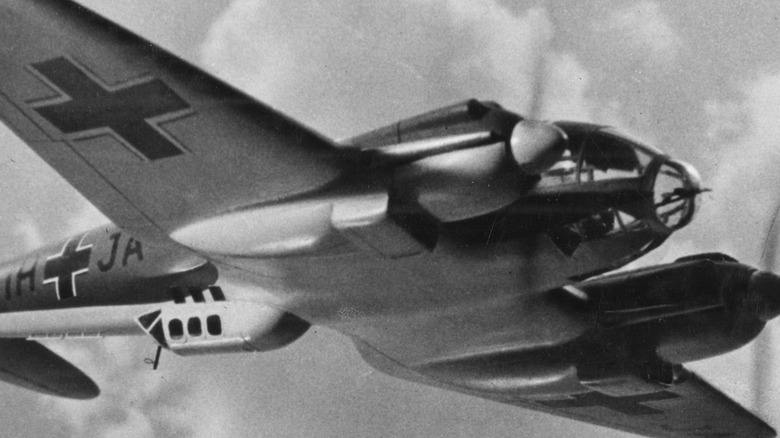 Heinkel He 111in flight