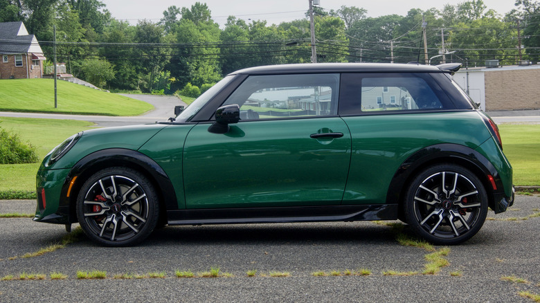 Mini Cooper JCW profile view