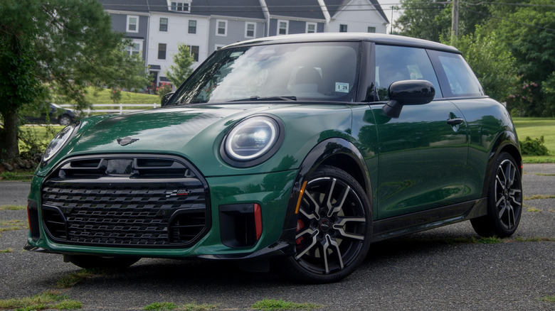 2025 Mini Cooper JCW front 3/4 view