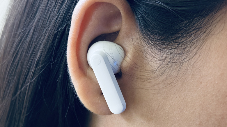 CMF Buds 2 Plus in ear.