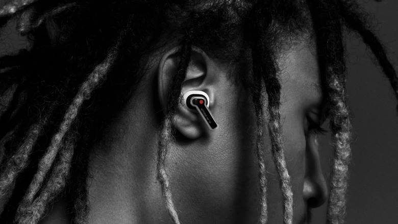 Person wearing the Nothing Ear (2)
