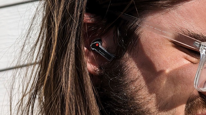 Nothing Ear (stick) in human ear