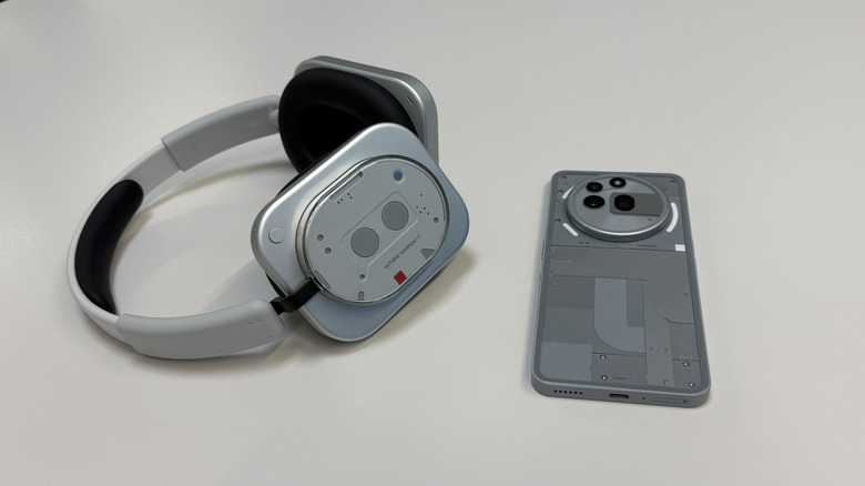 Nothing Headphones (1) and Nothing Phone (3a) Pro