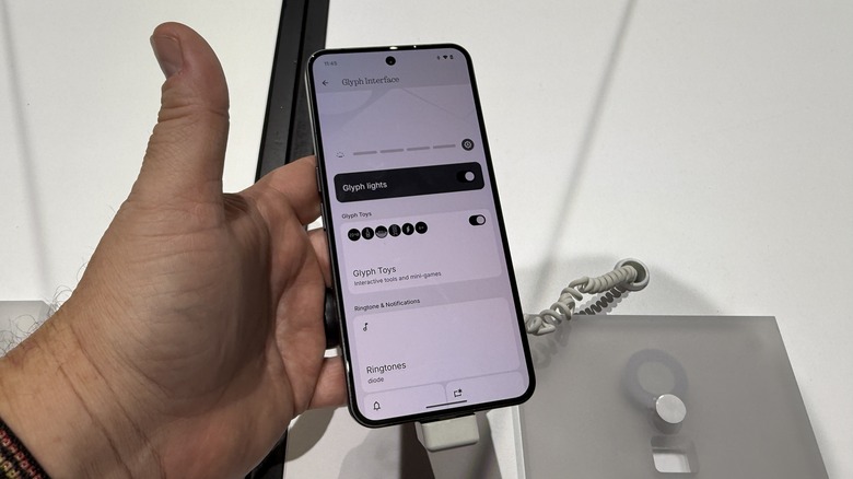 Nothing Phone (3) in a man's hand