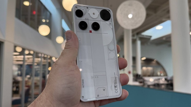 Nothing Phone (3) in a man's hand