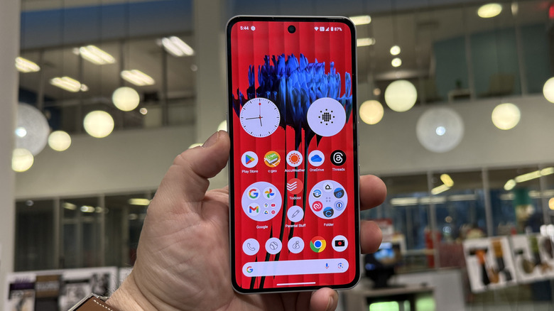 Nothing Phone (3a) Pro in a mna's hand