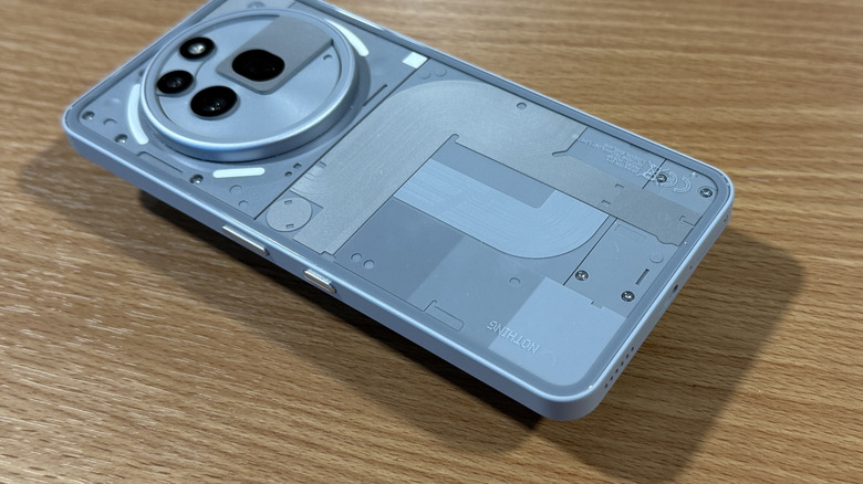 Nothing Phone (3a) Pro on a table
