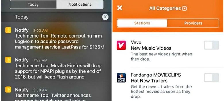 Notify is a Facebook app for real-time news