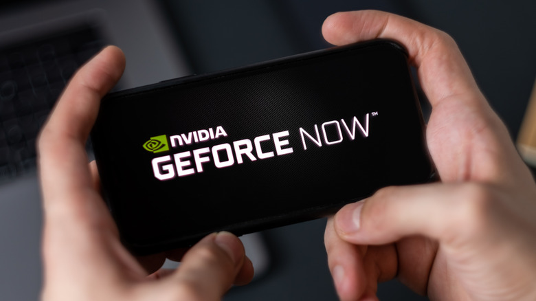 NVIDIA GeForce NOW on smartphone