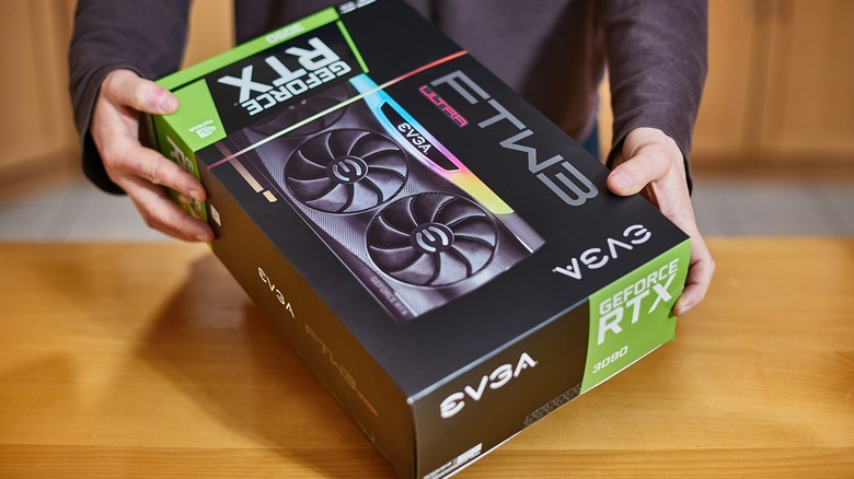 Graphics card in a box