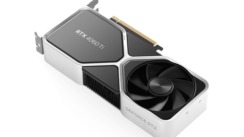 The NVIDIA RTX 4060 card.