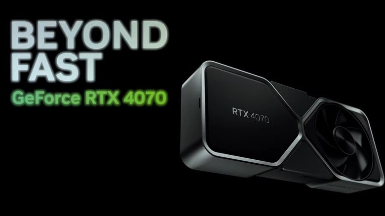 Nvidia RTX 4070 hardware announcement logo