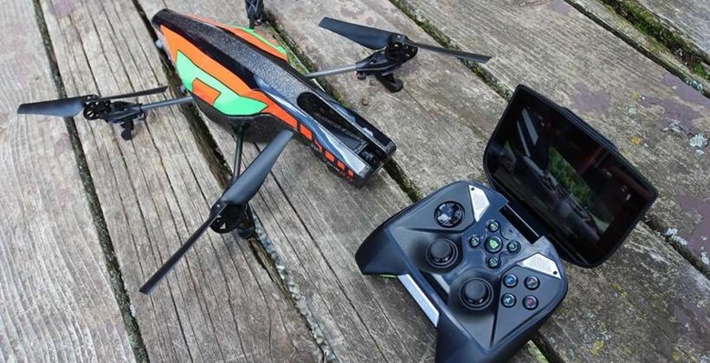 Skrøbelig Mellemøsten personlighed NVIDIA SHIELD Hands-On With Parrot AR.Drone 2.0 - SlashGear