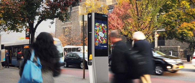 NYC launches its pay phone-replacing free WiFi hubs