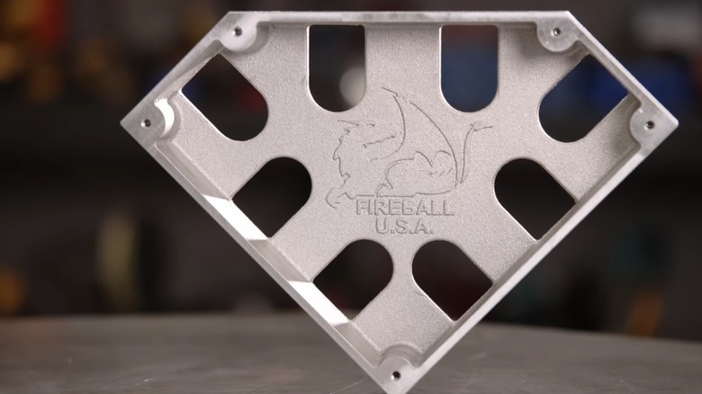 Close-up of a Fireball Tool Mutant Square.