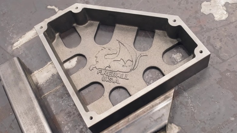 Fireball Tool's Mutant Square on a surface.
