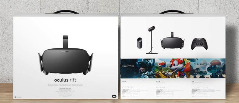 oculus rift retail packaging