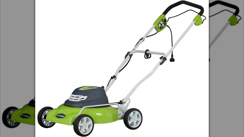Greenworks 18-inch Corded Electric 12 Amp Push Lawn Mower from Walmart