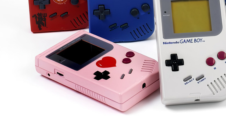 Pink Heart Game Boy DMG