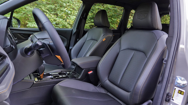 2026 Subaru Forester Wilderness front seats detail
