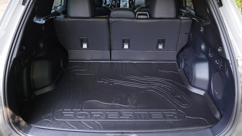 2026 Subaru Forester Wilderness rear cargo capacity detail