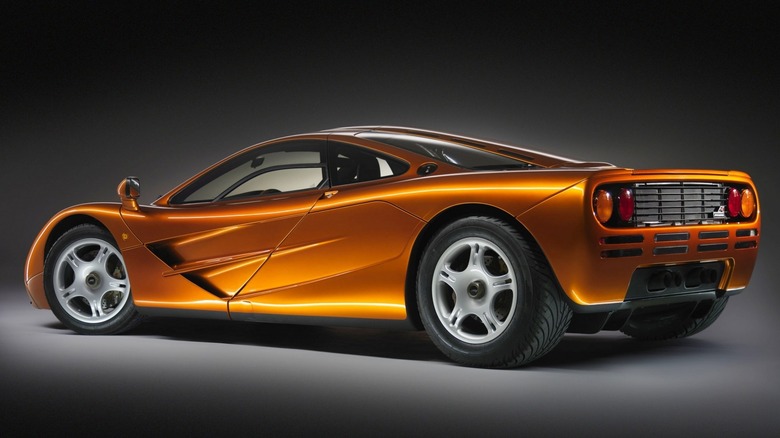 Orange McLaren F1 car