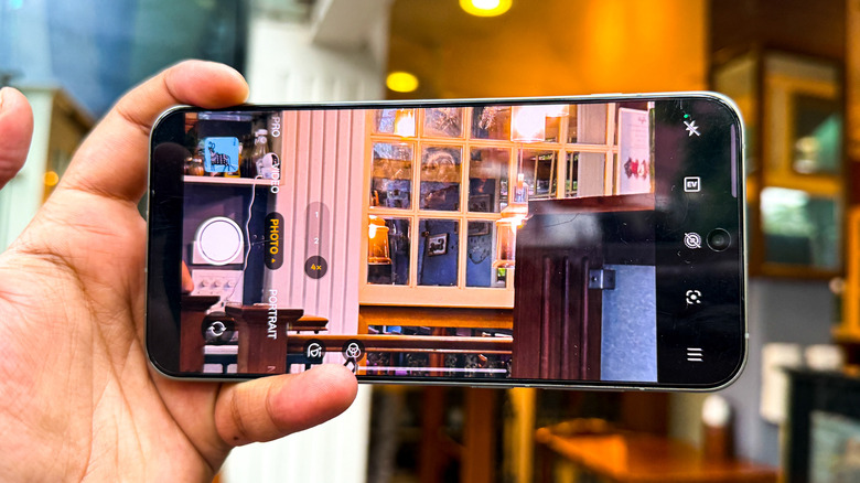 Using camera on the OnePlus 13s.