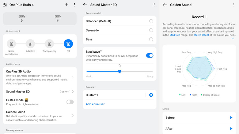 Screenshots of HeyMelody app