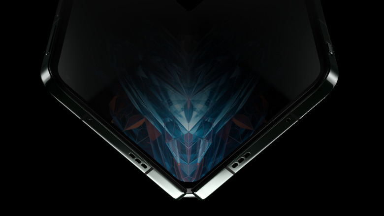 OnePlus Open folding up