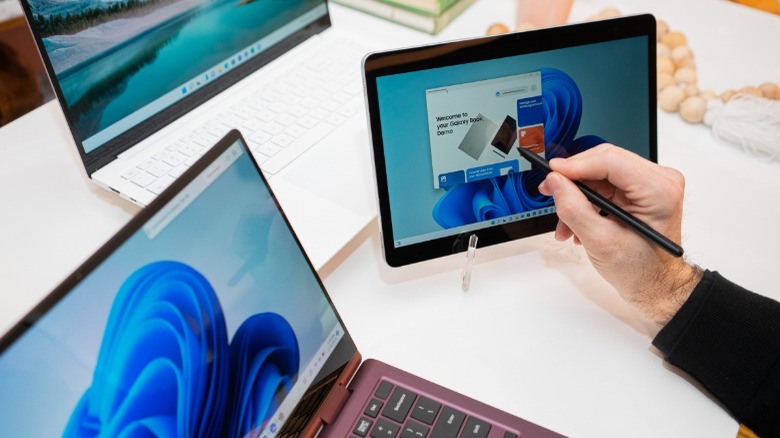 samsung galaxy tab S8 s-pen demo