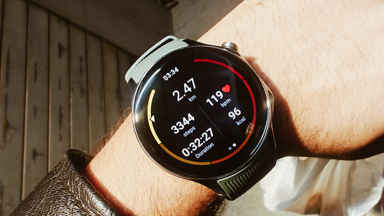 Run details on OnePlus Watch 2 