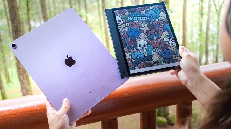 The iPad is more powerful, but it has a much shorter battery life