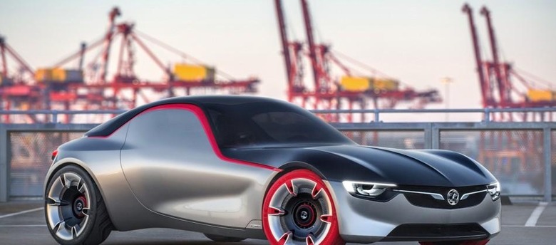 Opel GT Concept is as red hot as its tires