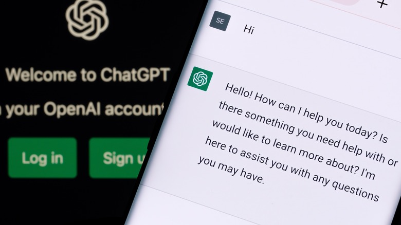 ChatGPT greeting
