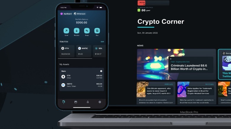 Opera's crypto browser on iPhone