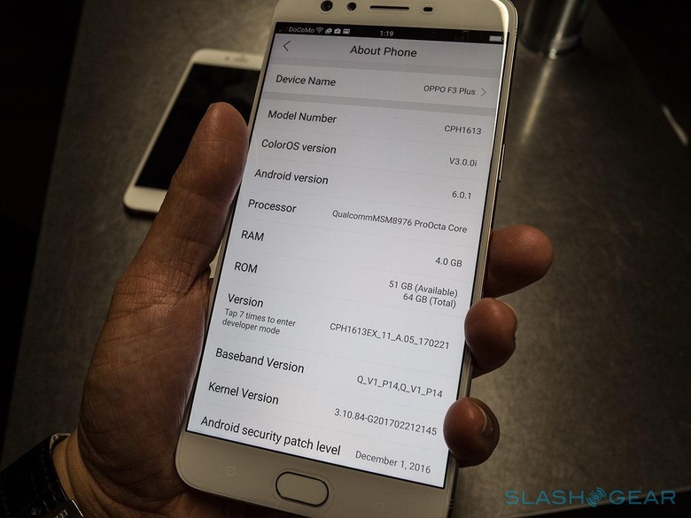 OPPO F3 Plus Review; Doble Vista