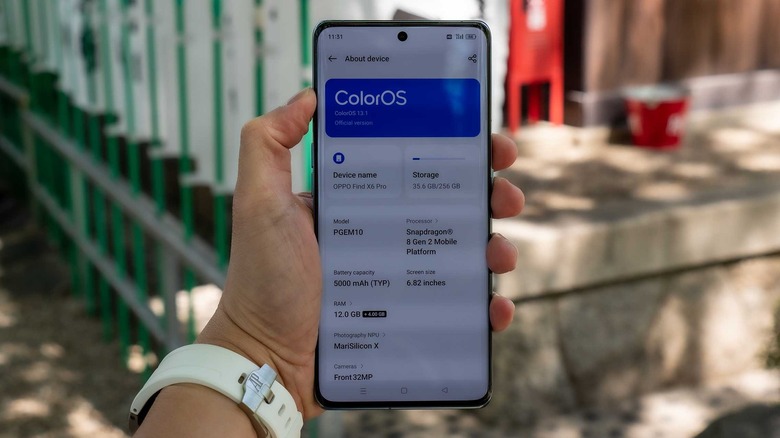 OPPO X6 Pro ColorOS