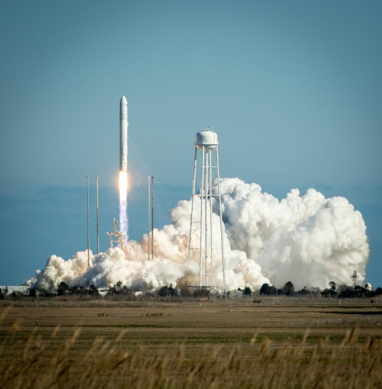 Orbital's Antares rocket successfully completes its first test launch