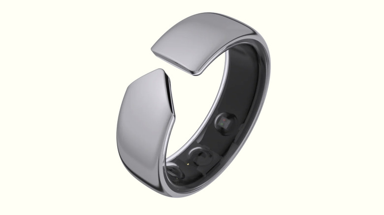 The Evie Ring displayed against a white background