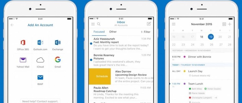 Outlook apps for iOS, Android will begin merging with Sunrise