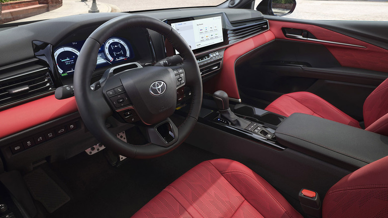 Interior view of 2025 Toyota Camry